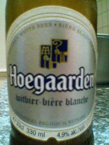 Hoegaarden Wit Bier front label
