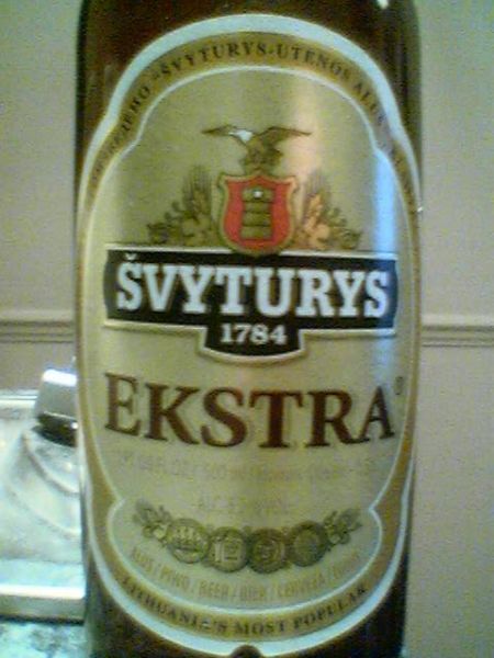 Švyturys Ekstra front label