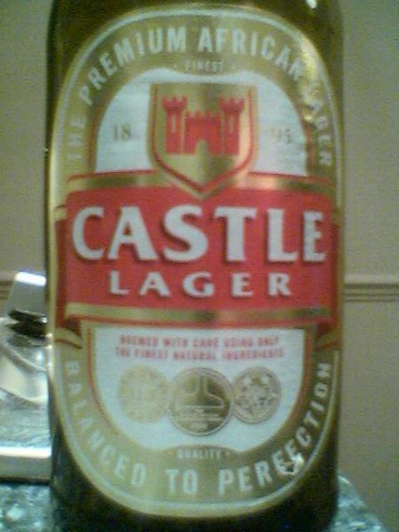 Castle Lager front label