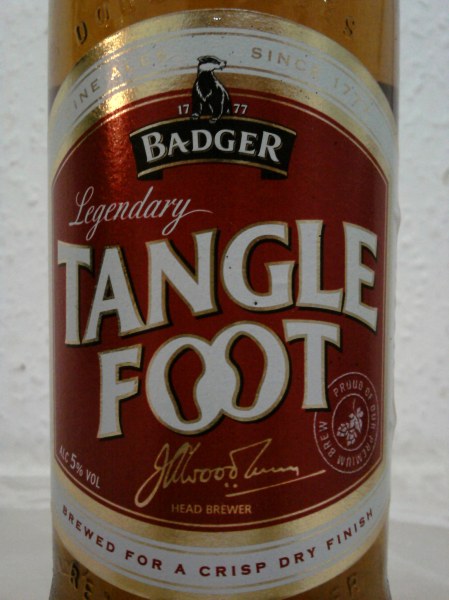 Hall & Woodhouse Badger Tangle Foot front label