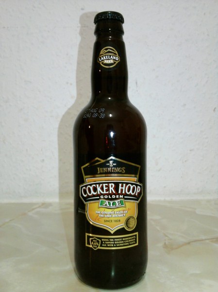 Jennings Cocker Hoop Golden Ale bottle